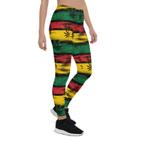 Thumbnail for Womens Reggae and Cannabis Leggings