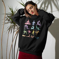 Thumbnail for Yoga Theme Crewneck Sweatshirt