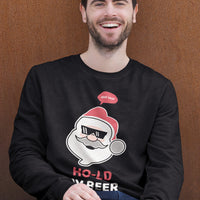 Thumbnail for Mens Ho Ho Ho Santa Beer Crewneck Sweatshirt