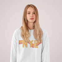 Thumbnail for Womens NYC Retro 70's Crewneck Sweatshirt