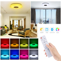 Thumbnail for Smart Music LED ceiling Lights RGB Dimmable