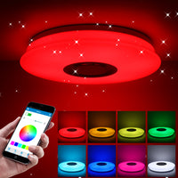 Thumbnail for Smart Music LED ceiling Lights RGB Dimmable