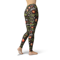 Thumbnail for Jean Holiday Branches Leggings