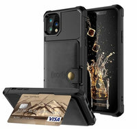 Thumbnail for 360 Protection Magnetic Leather Wallet Armor Case for iPhone