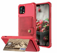 Thumbnail for 360 Protection Magnetic Leather Wallet Armor Case for iPhone