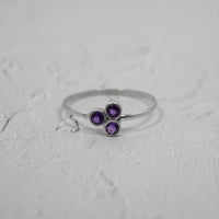 Thumbnail for Amethyst Cluster Sterling Silver Ring